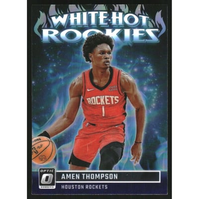 2023-24 Donruss Optic White Hot Rookies Purple #9 Amen Thompson