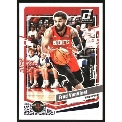 2023-24 Donruss Press Proof Purple #153 Fred VanVleet
