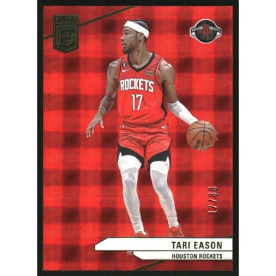 2023-24 Elite International Hyper Red #107 Tari Eason