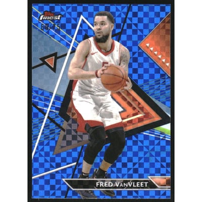 2023-24 Finest Blue Checkerboard Refractors #161 Fred VanVleet UC