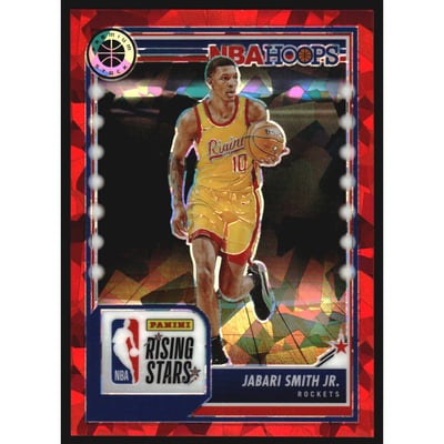 2023-24 Hoops Premium Stock Red Ice Prizm #285 Jabari Smith Jr.