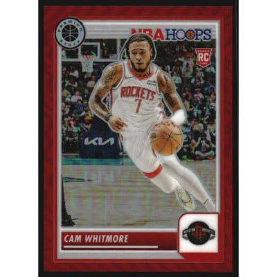 2023-24 Hoops Premium Stock Red Prizm #109 Cam Whitmore