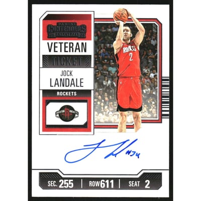 2023-24 Panini Contenders Retail Veteran Autographs #4 Jock Landale