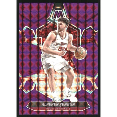 2023-24 Panini Mosaic Mosaic Purple #171 Alperen Sengun