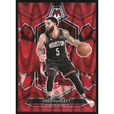 2023-24 Panini Mosaic Red Seismic #140 Fred VanVleet