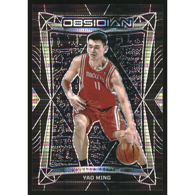 2023-24 Panini Obsidian Electric Etch International #186 Yao Ming