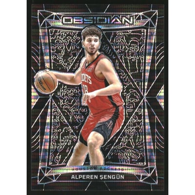 2023-24 Panini Obsidian Electric Etch International #81 Alperen Sengun