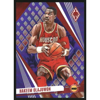 2023-24 Panini Phoenix Purple #197 Hakeem Olajuwon