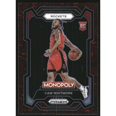 2023-24 Panini Prizm Monopoly Monopoly Red #31 Cam Whitmore