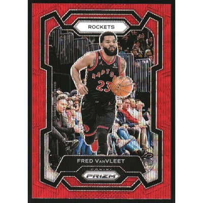 2023-24 Panini Prizm Prizms Ruby Wave #97 Fred VanVleet