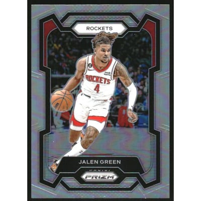 2023-24 Panini Prizm Prizms Silver #29 Jalen Green
