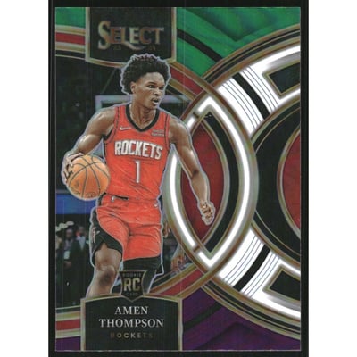 2023-24 Select Prizms Green White Purple #122 Amen Thompson