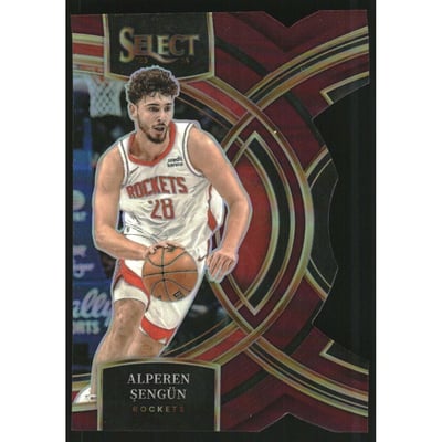 2023-24 Select Prizms Maroon Die-Cut #188 Alperen Sengun