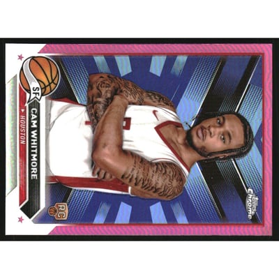 2023-24 Topps Chrome Pink Refractors #133 Cam Whitmore