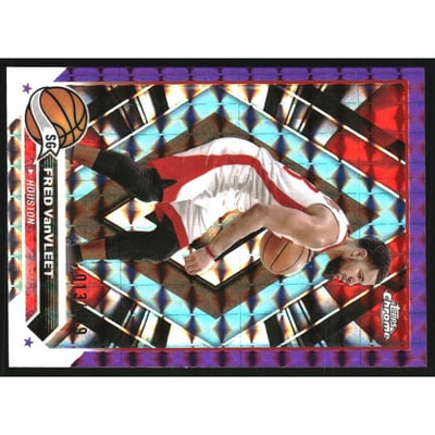 2023-24 Topps Chrome Purple Geometric Refractors #126 Fred VanVleet