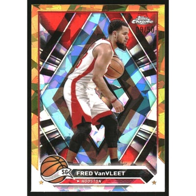 2023-24 Topps Chrome Sapphire Gold Refractors #126 Fred VanVleet