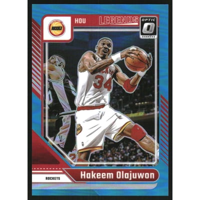 2024-25 Donruss Optic Aqua #249 Hakeem Olajuwon LGD