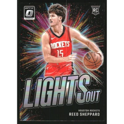 2024-25 Donruss Optic Lights Out Holo #13 Reed Sheppard