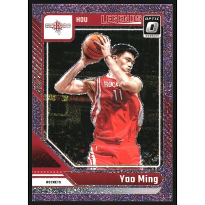 2024-25 Donruss Optic Pink Glitter #226 Yao Ming LGD