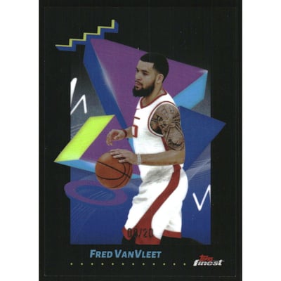2024-25 Finest Black Refractors #129 Fred VanVleet U