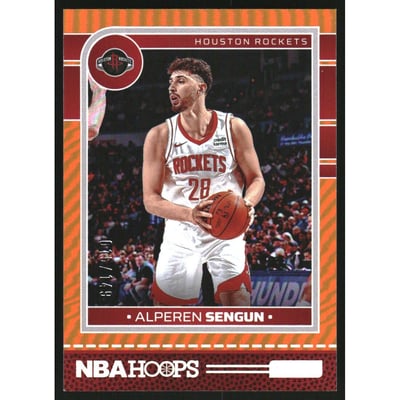 2024-25 Hoops Orange #210 Alperen Sengun