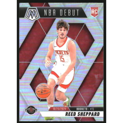 2024-25 Panini Mosaic Silver #252 Reed Sheppard/NBA Debut