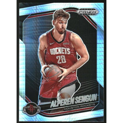 2024-25 Panini Prizm Black Prizms Hyper #104 Alperen Sengun