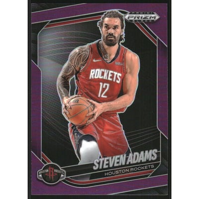 2024-25 Panini Prizm Black Prizms Purple #242 Steven Adams