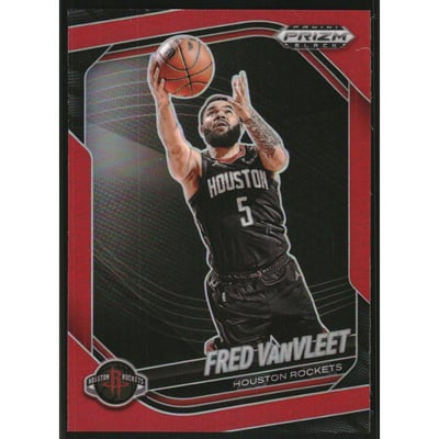 2024-25 Panini Prizm Black Prizms Red #113 Fred VanVleet