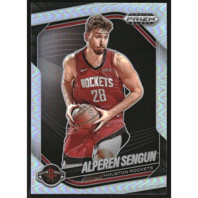 2024-25 Panini Prizm Black Prizms Silver #104 Alperen Sengun