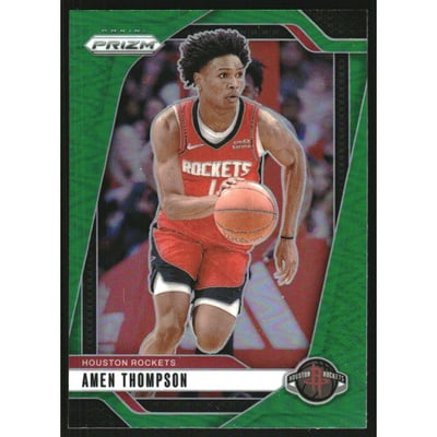 2024-25 Panini Prizm Prizms Green #118 Amen Thompson