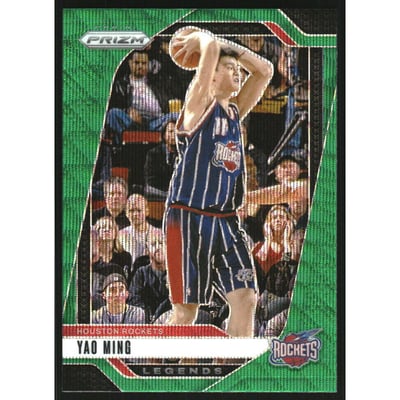 2024-25 Panini Prizm Prizms Green Wave #284 Yao Ming