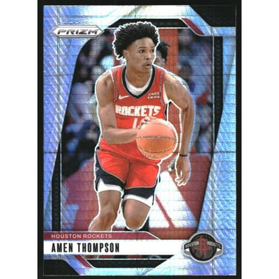 2024-25 Panini Prizm Prizms Hyper #118 Amen Thompson