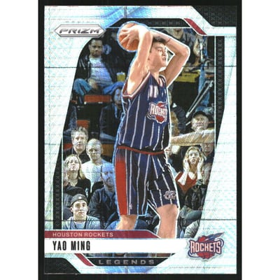 2024-25 Panini Prizm Prizms Hyper #284 Yao Ming