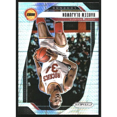 2024-25 Panini Prizm Prizms Hyper #296 Hakeem Olajuwon