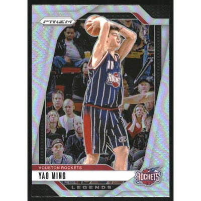 2024-25 Panini Prizm Prizms Silver #284 Yao Ming