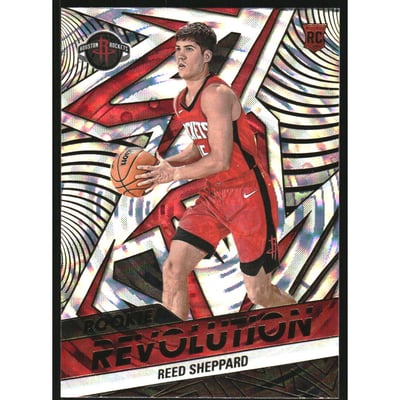 2024-25 Panini Revolution Rookie Revolution Fractal #1 Reed Sheppard