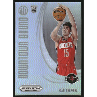 2024-25 Prizm Deca Downtown Bound Prizms Silver #15 Reed Sheppard