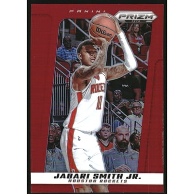2024-25 Prizm Deca Prizms Red #168 Jabari Smith Jr.