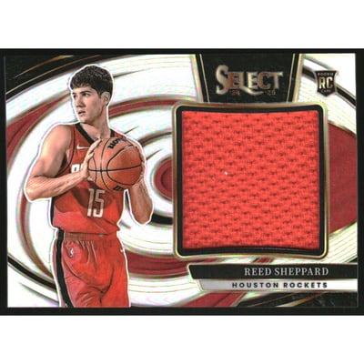 2024-25 Select Jumbo Rookie Swatches #17 Reed Sheppard