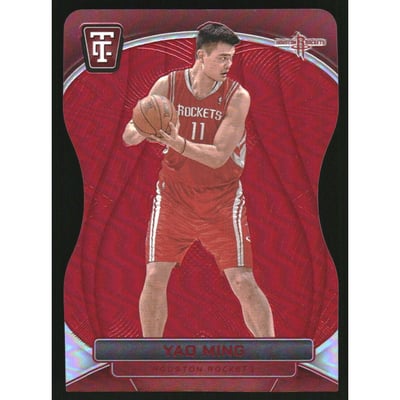 2024-25 Totally Certified Mirror Platinum Red Die Cut #177 Yao Ming LGD