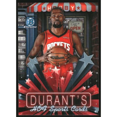 2025-26 Bowman Chrome Hobby Stars Refractors #HS12 Kevin Durant