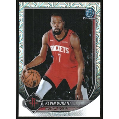 2025-26 Bowman Chrome Mojo Refractors #BCV125 Kevin Durant