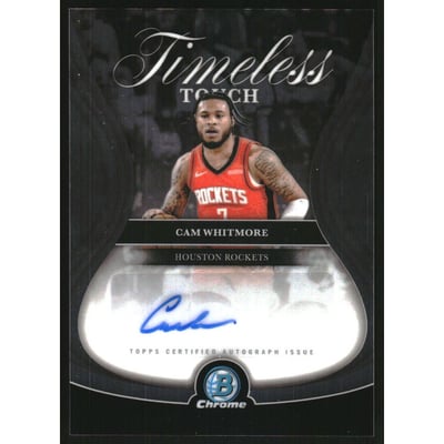 2025-26 Bowman Chrome Timeless Touch Signatures #TTACH Cam Whitmore