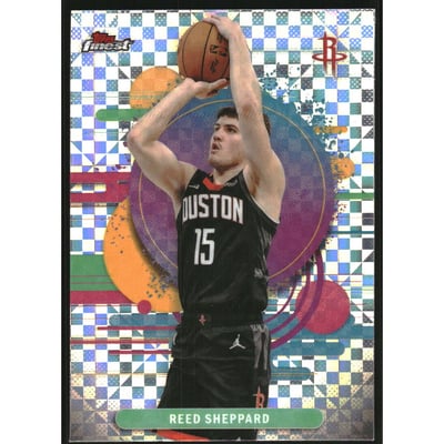 2025-26 Finest X-Fractors #174 Reed Sheppard U