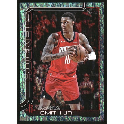 2025-26 Topps Aqua Holo Foil #177 Jabari Smith Jr.