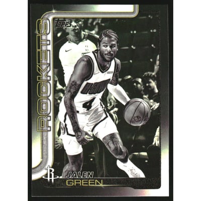 2025-26 Topps Blackout #175 Jalen Green