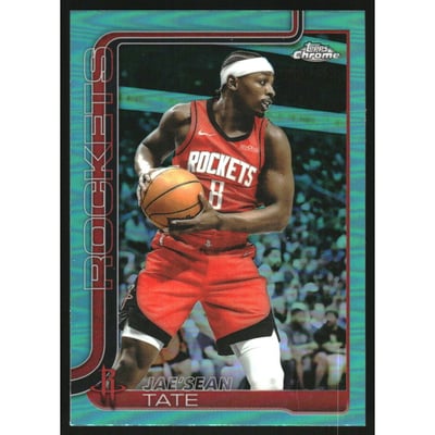 2025-26 Topps Chrome Aqua Refractors #59 Jae'Sean Tate