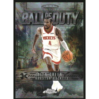 2025-26 Topps Chrome Ball of Duty Refractors #BD8 Jalen Green