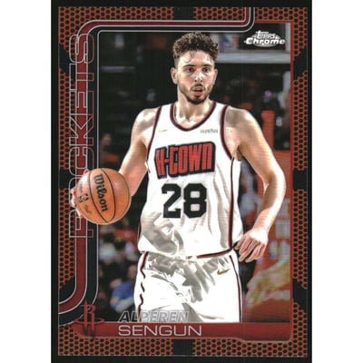 2025-26 Topps Chrome Basketball Refractors #98 Alperen Sengun
